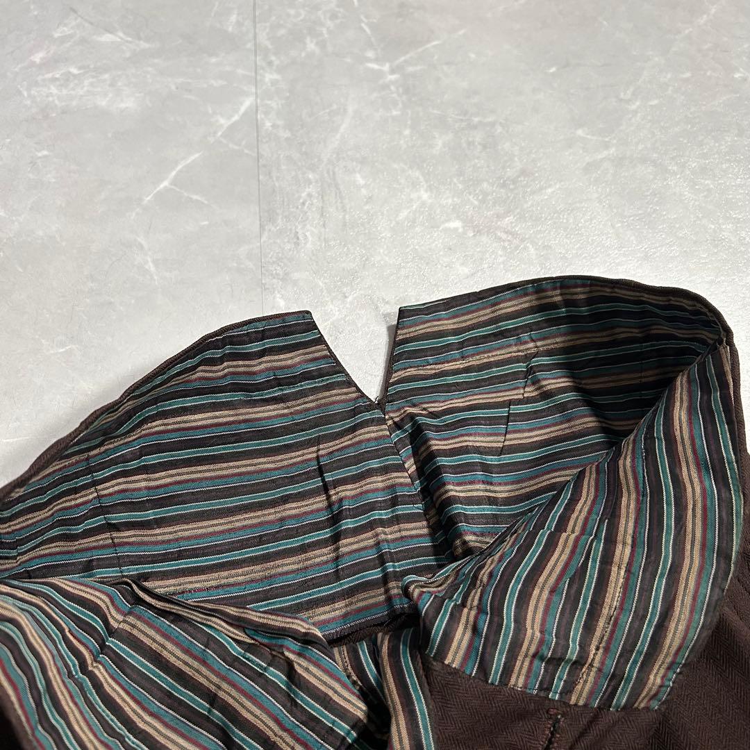 50s vintage ツータックスラックス ブラウン ワイド ロカビリー 古着