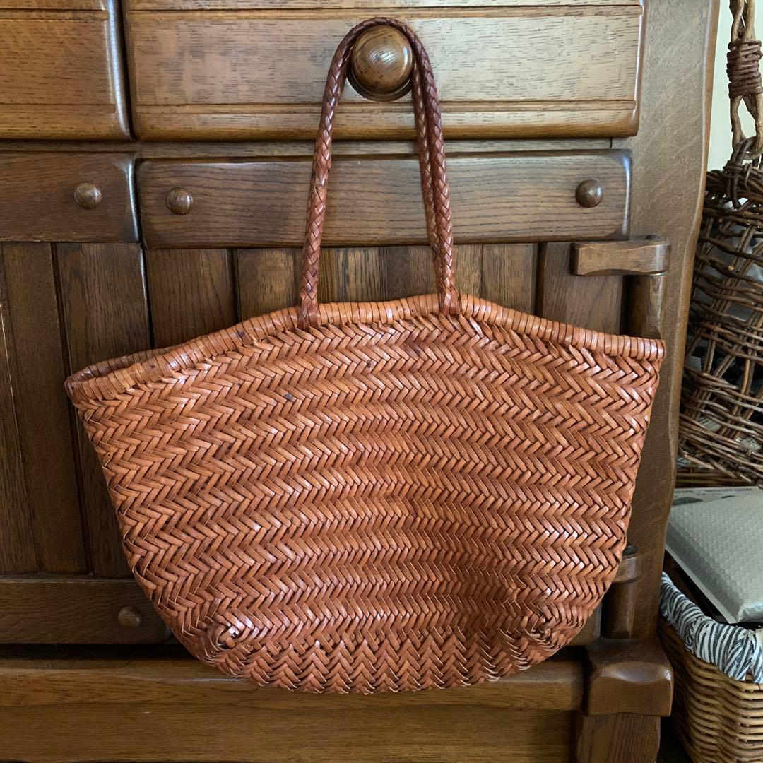 ドラゴン Dragon かごバッグ 大きめ 中古 多少難有 ・タグ付