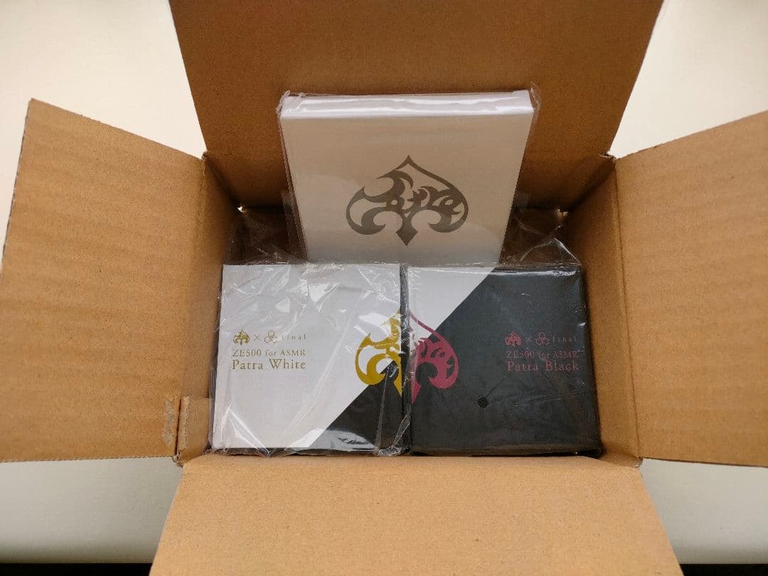 イヤホン ZE500 for ASMR Patra Black/Patra White