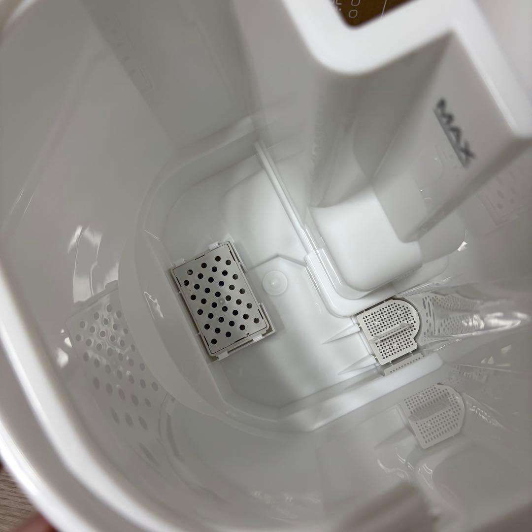 【美品】アイリスオーヤマ ハイブリッド加湿器 AHM-HU55A-W 2025年