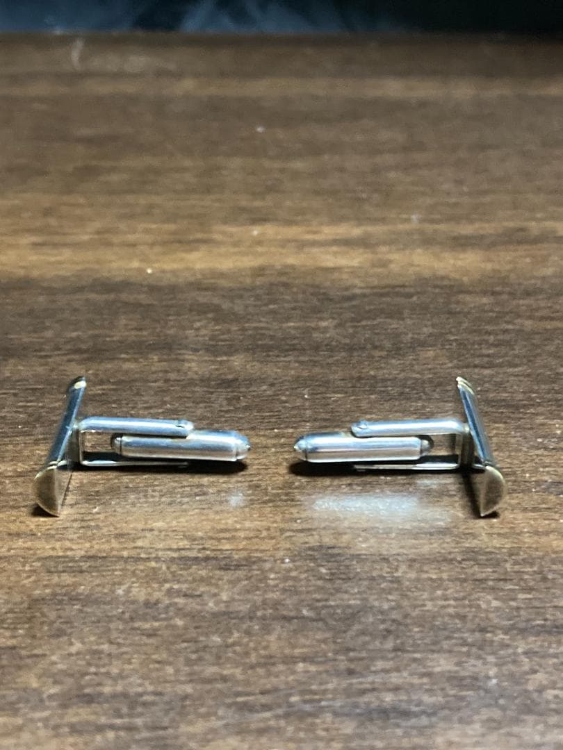 ティファニー コンビ カフス 925 K18 750 オールド ヴィンテージ