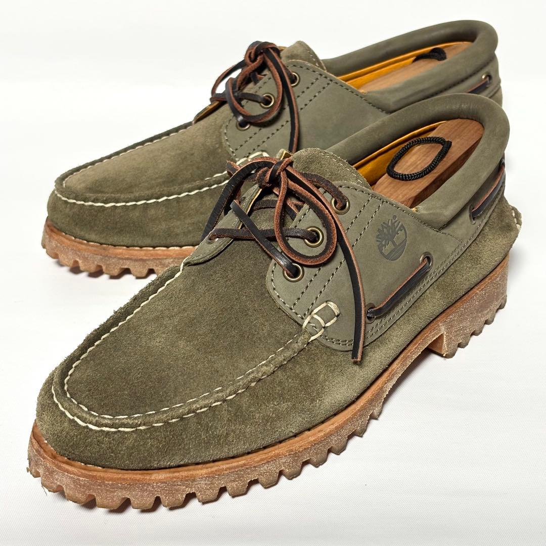 美品✨ ティンバーランド デッキシューズ 3EYE スエード カーキ J1948