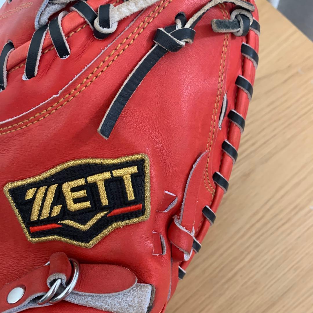 ZETT オレンジ キャッチャーミット