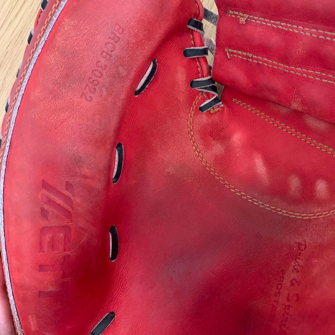 ZETT オレンジ キャッチャーミット