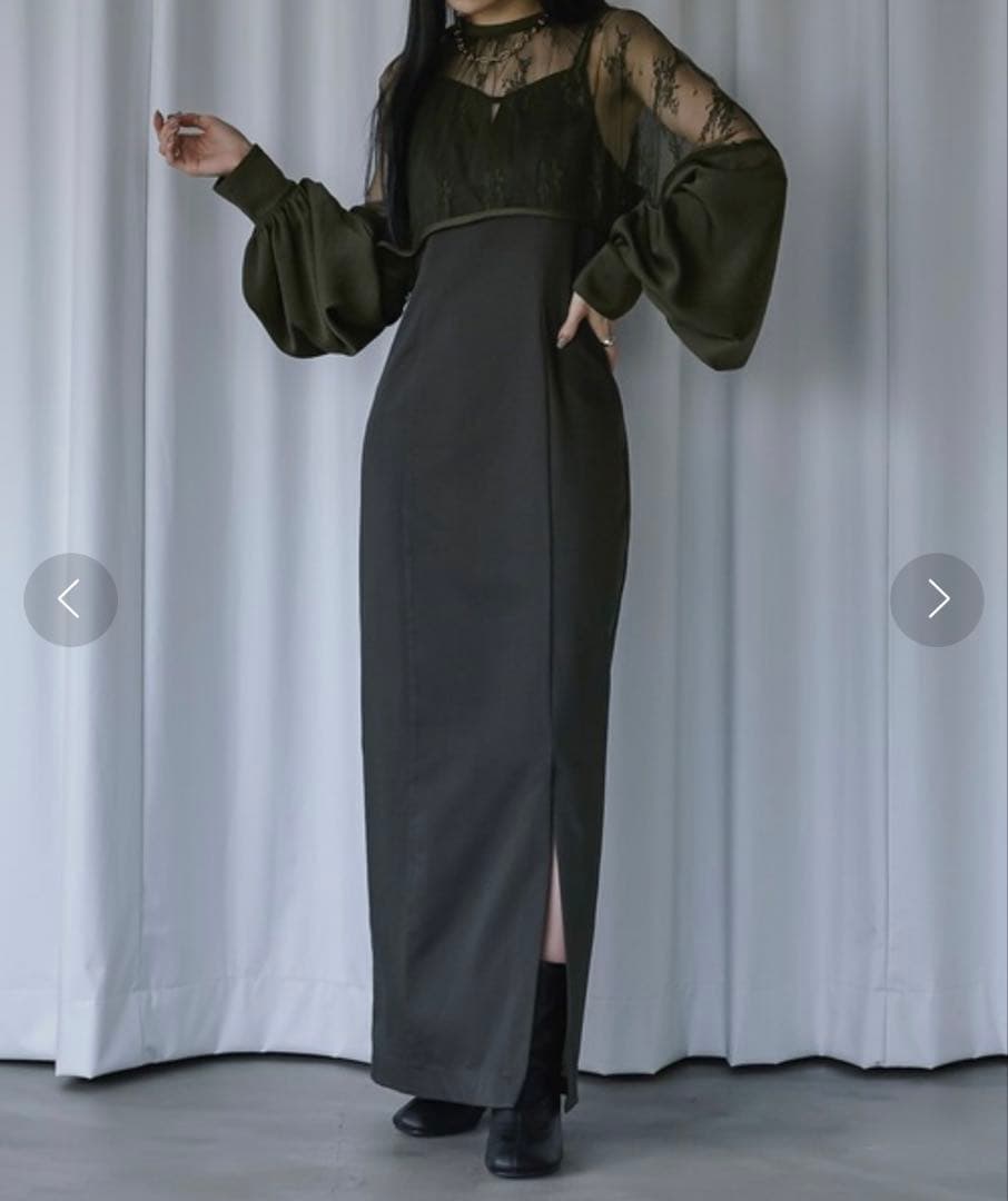 Ezick Lady set レーストップドレス オケージョン 同窓会 ボレロ