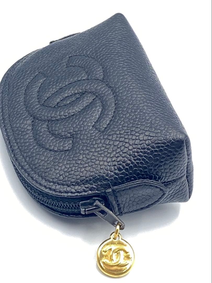 シャネル　キャビアスキン　ケース