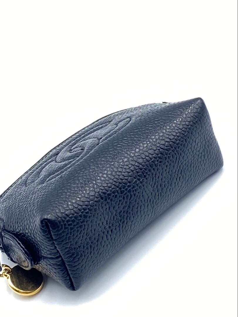 シャネル　キャビアスキン　ケース