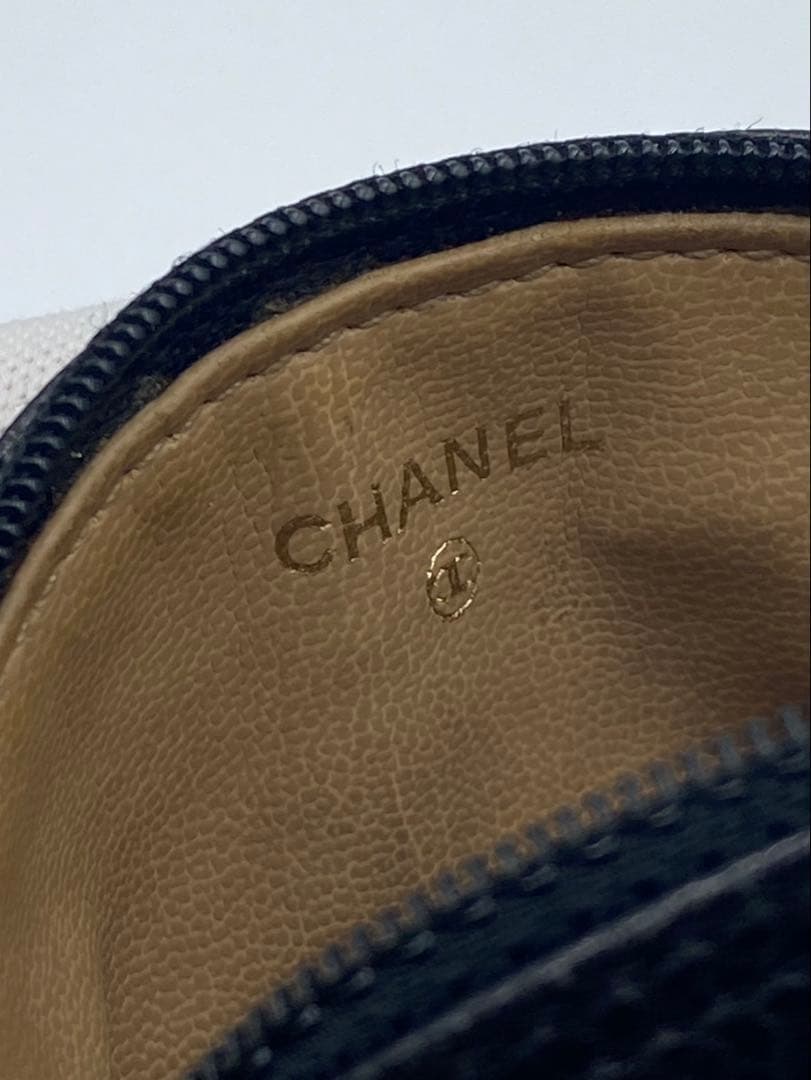 シャネル　キャビアスキン　ケース