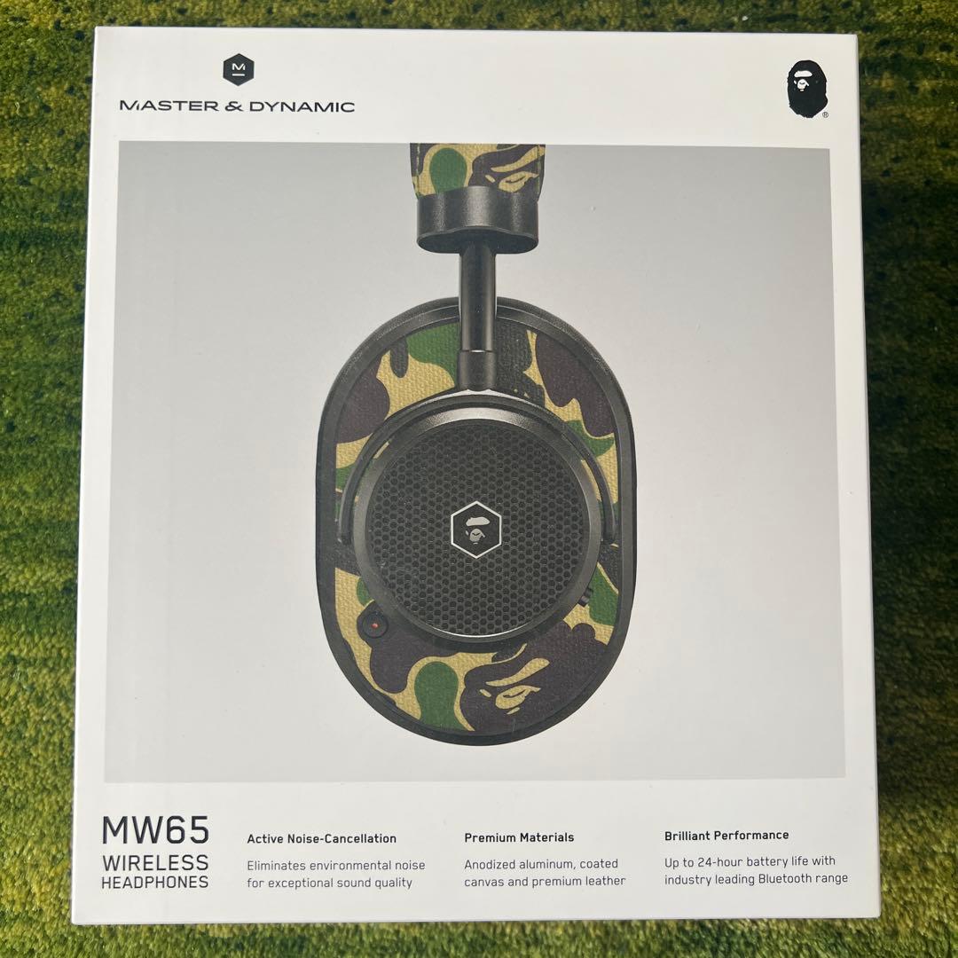 ヘッドホン BAPE X MASTER&DYNAMIC CAMO MW65 M
