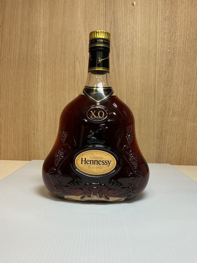 529[未開栓]Hennessy ヘネシー X.O 金キャップ 箱無し