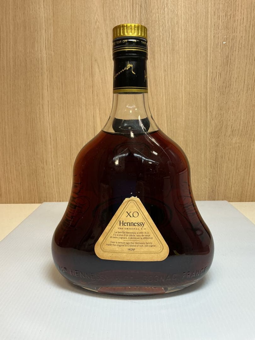 529[未開栓]Hennessy ヘネシー X.O 金キャップ 箱無し