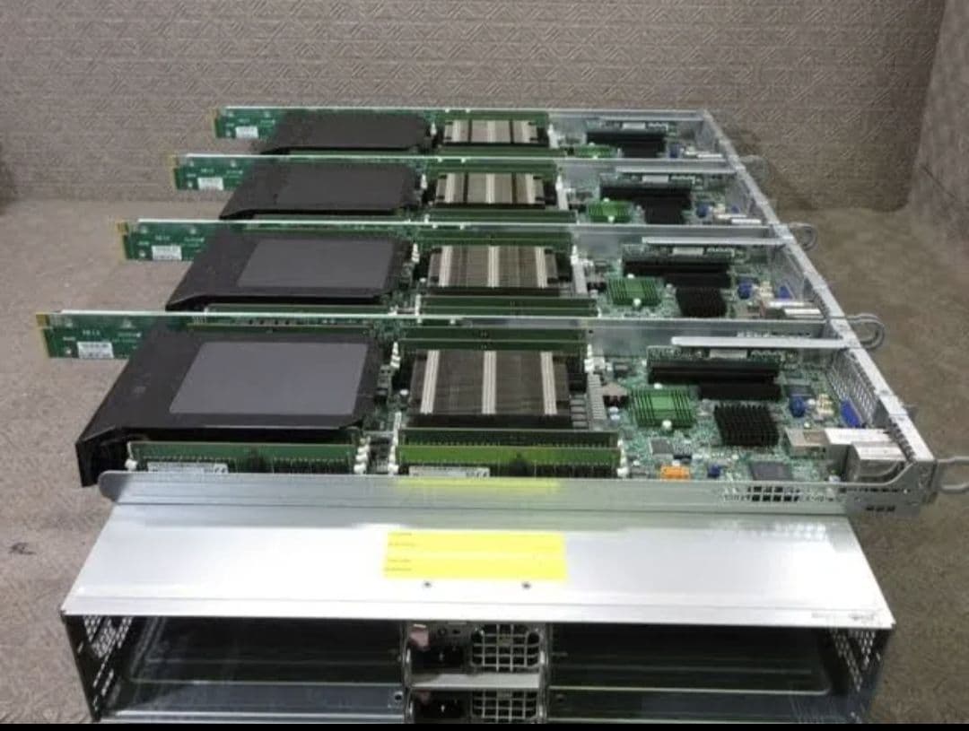 2680v4 x8 4x64GBメモリ増設 /Supermicro x4