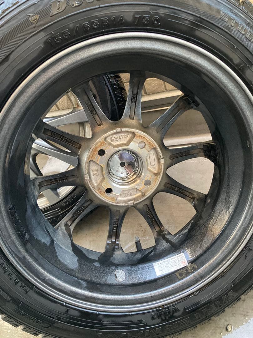 ウィンターマックスWM02 14インチ スタッドレス・ホイール4本セット