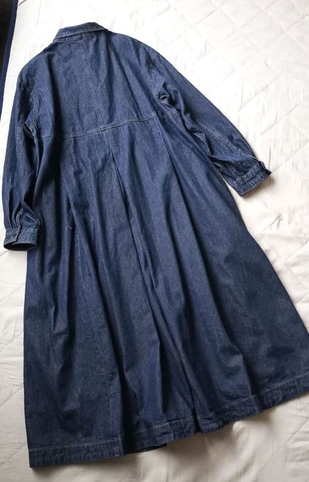 美品　soulberry　デニムワンピース　インディゴ　ソウルベリー　ゆったり