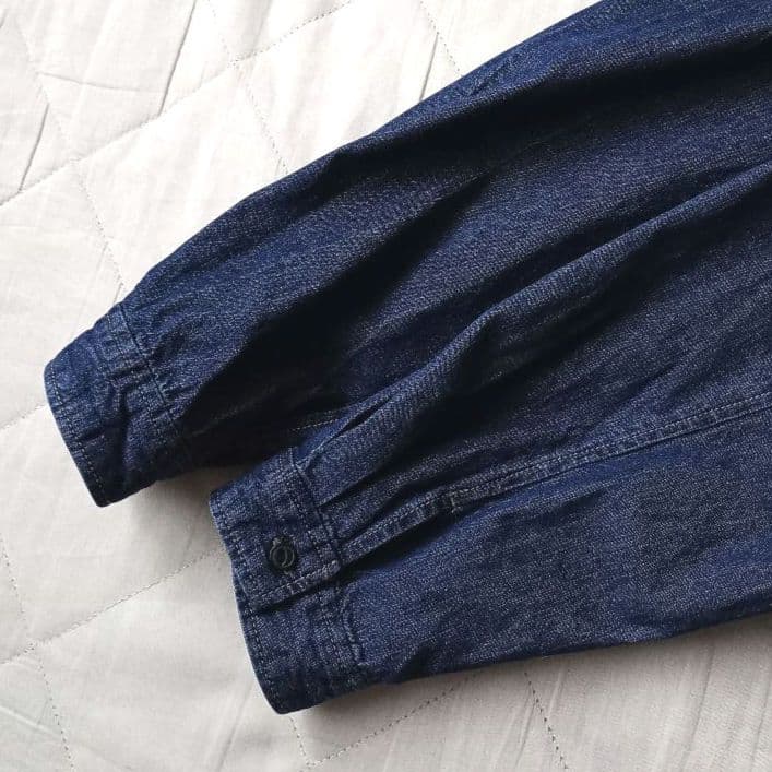 美品　soulberry　デニムワンピース　インディゴ　ソウルベリー　ゆったり