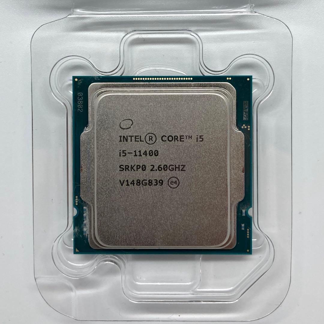 【動作確認済み】CPU intel core i5-11400