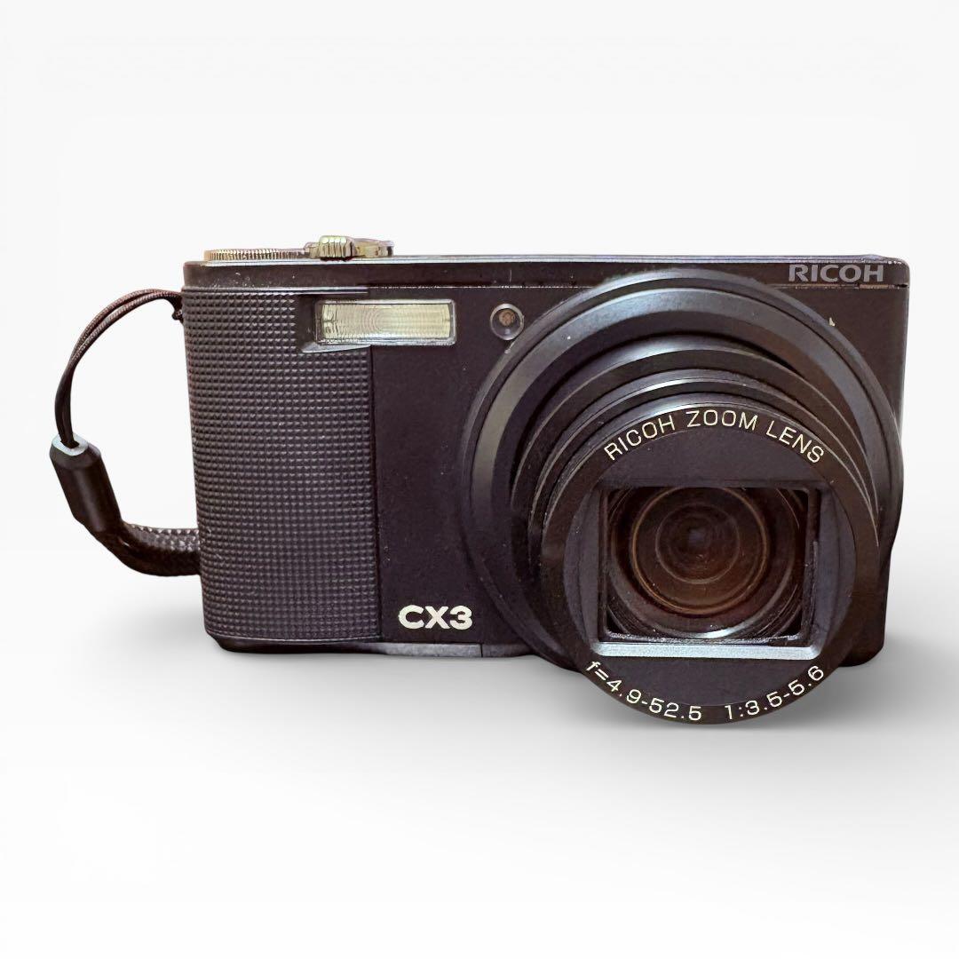 【動作確認済】RICOH リコー CX3 ブラック ケース・充電器・説明書付