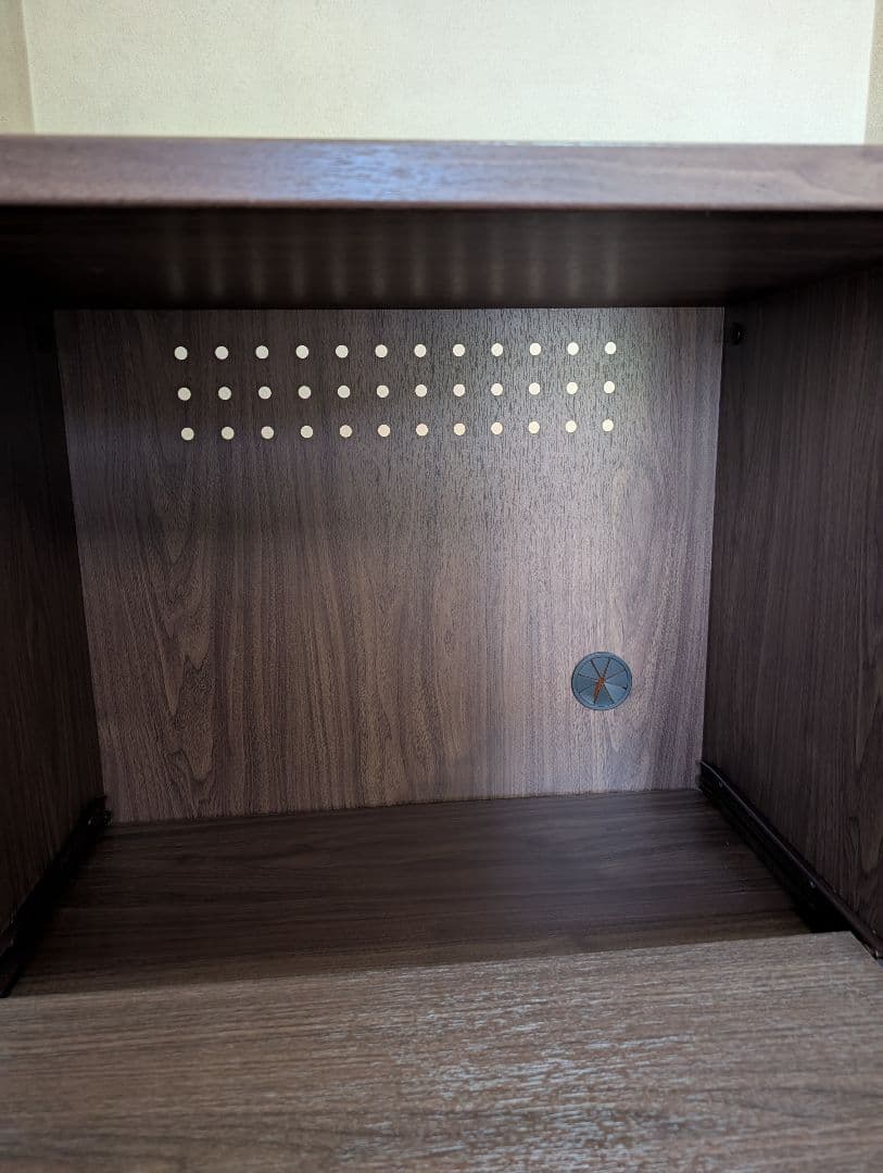 ニトリ レンジ台 ショコレアRE12060 ミドルブラウン 送料込み&完成品