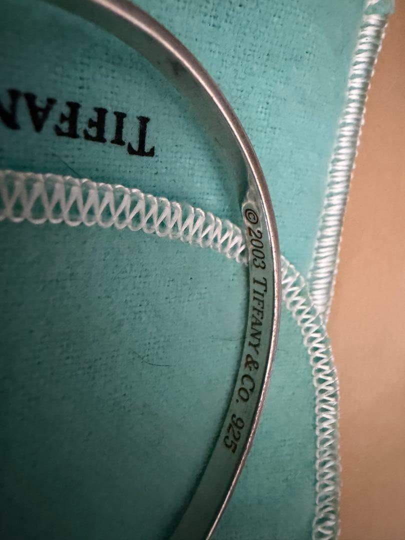 TIFFANY&Co. オープン レクタングル バングル