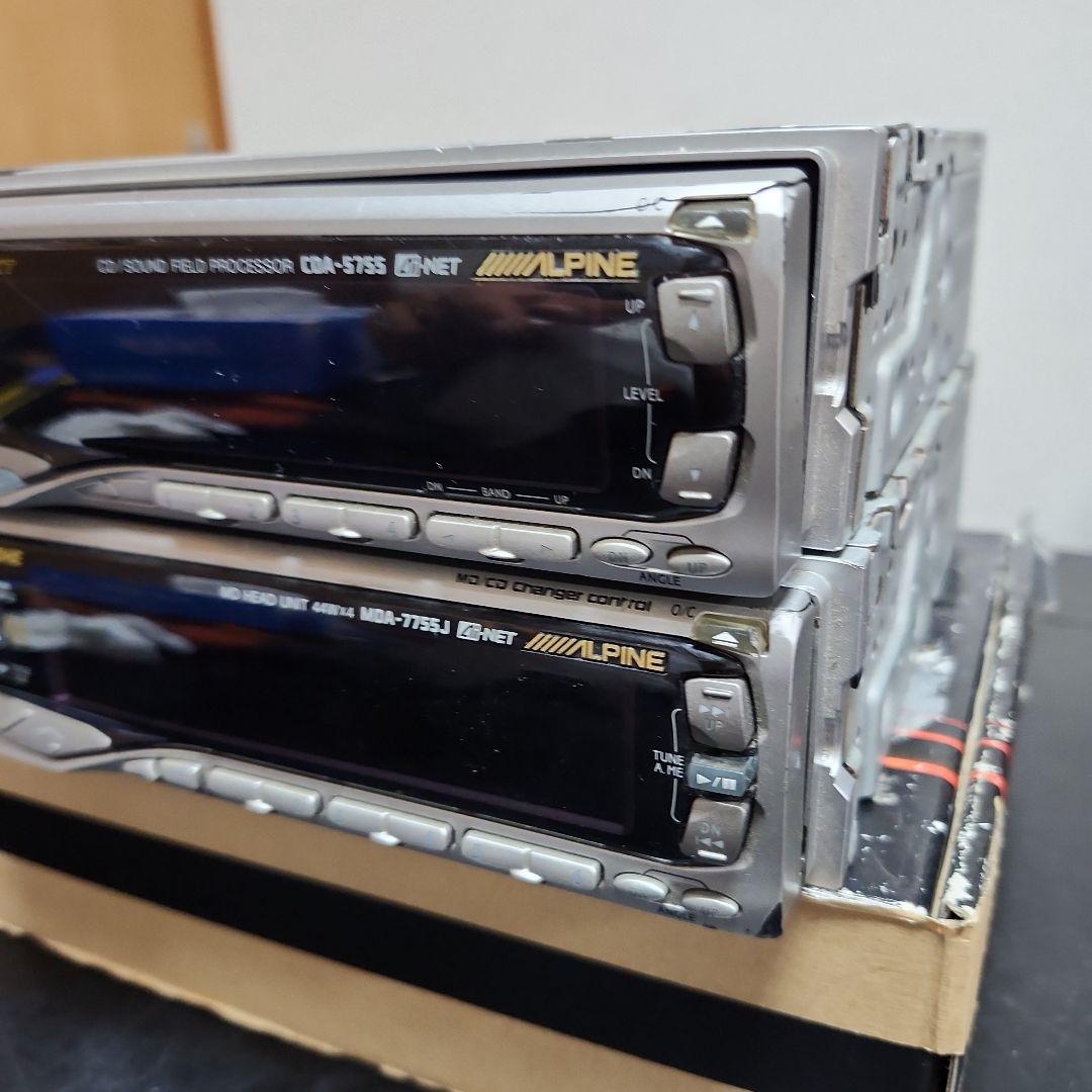 ALPINE CDA-5755 & MDA-7755J セット