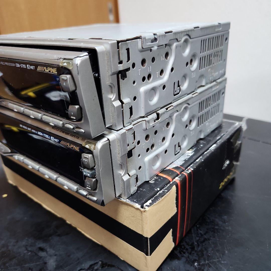 ALPINE CDA-5755 & MDA-7755J セット
