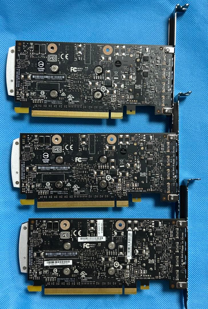 正常動作品 NVIDIA QUADRO P600 x3台