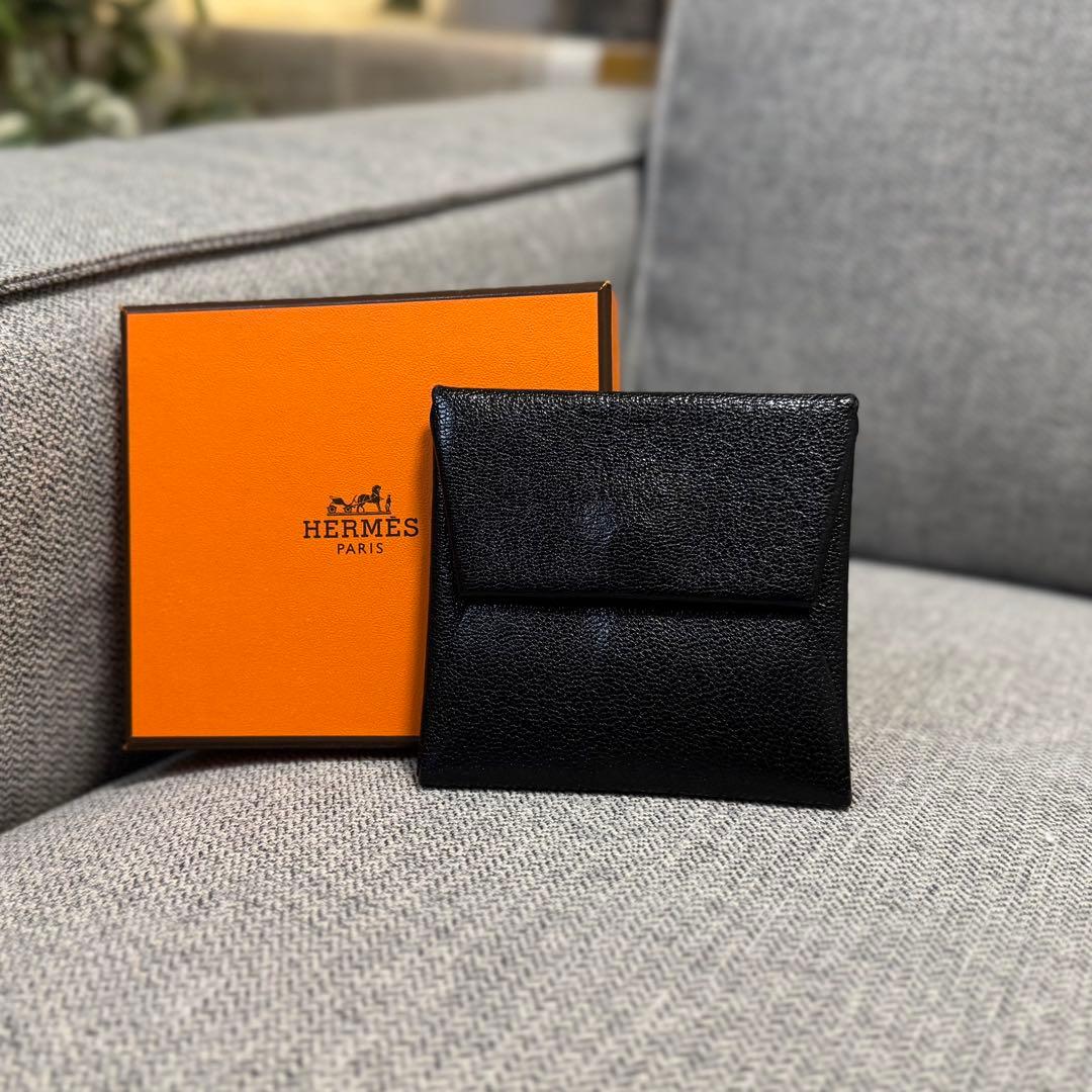 HERMES エルメス バスティア ケース ブラック