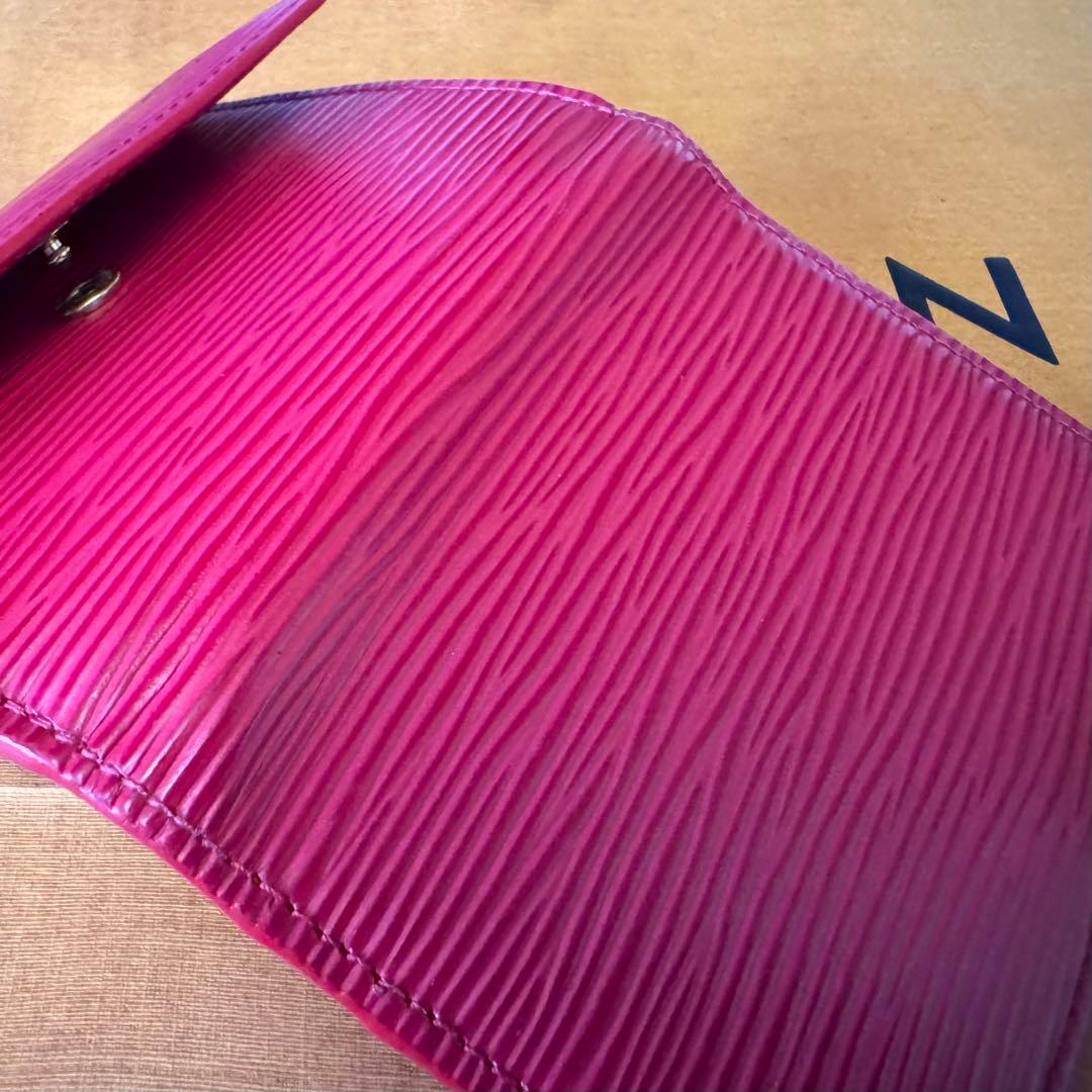 LOUIS VUITTON エピ ルージュ ラドロー &カードケース 美品