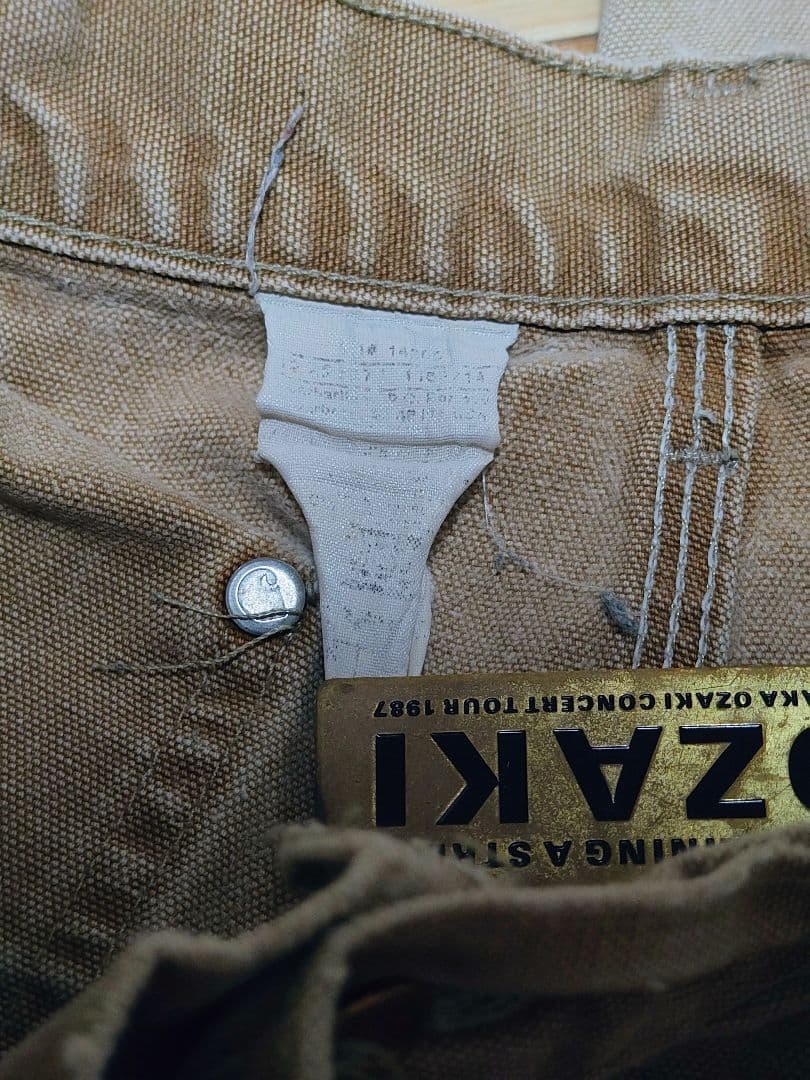 カーハート ダブルニー 襤褸 ボロ サルベージ 雰囲気 w33 l30