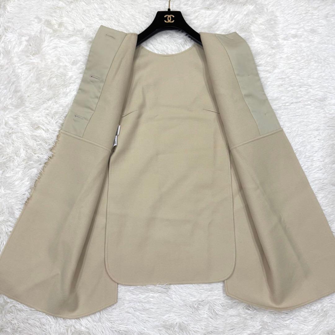 【極美品✴︎】エンフォルド パイル プルオーバーベスト ジレ ボタン ノースリーブ