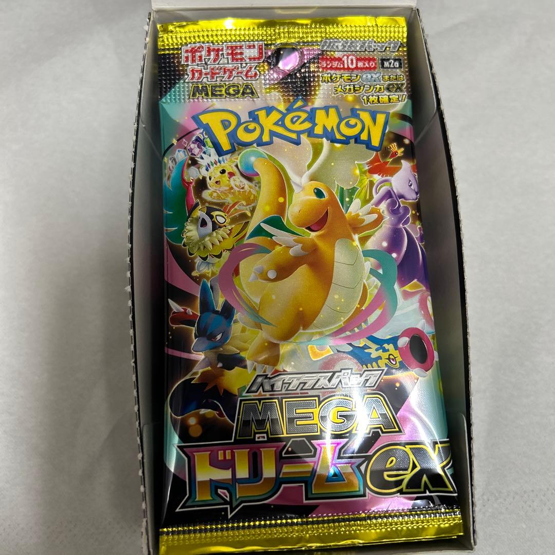 ポケモンカードゲーム MEGAドリームex 10パック入り BOX