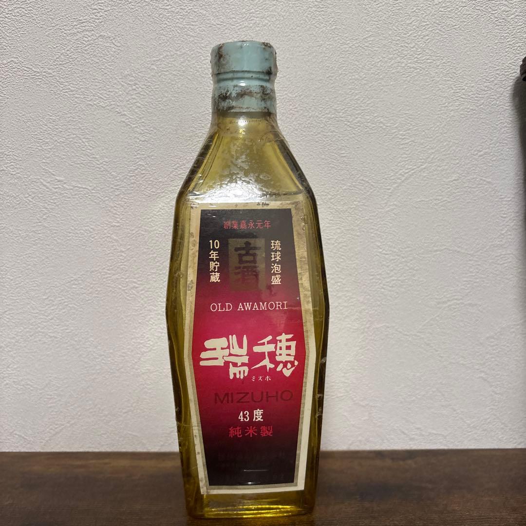 泡盛　瑞穂Old Awamori Mizuho 43度 10年熟成