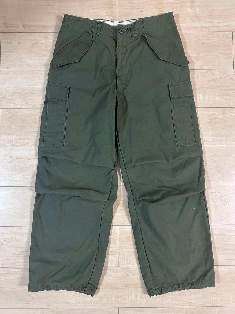 実物 USED 米軍 M-65 フィールドカーゴパンツ M-R 74年製