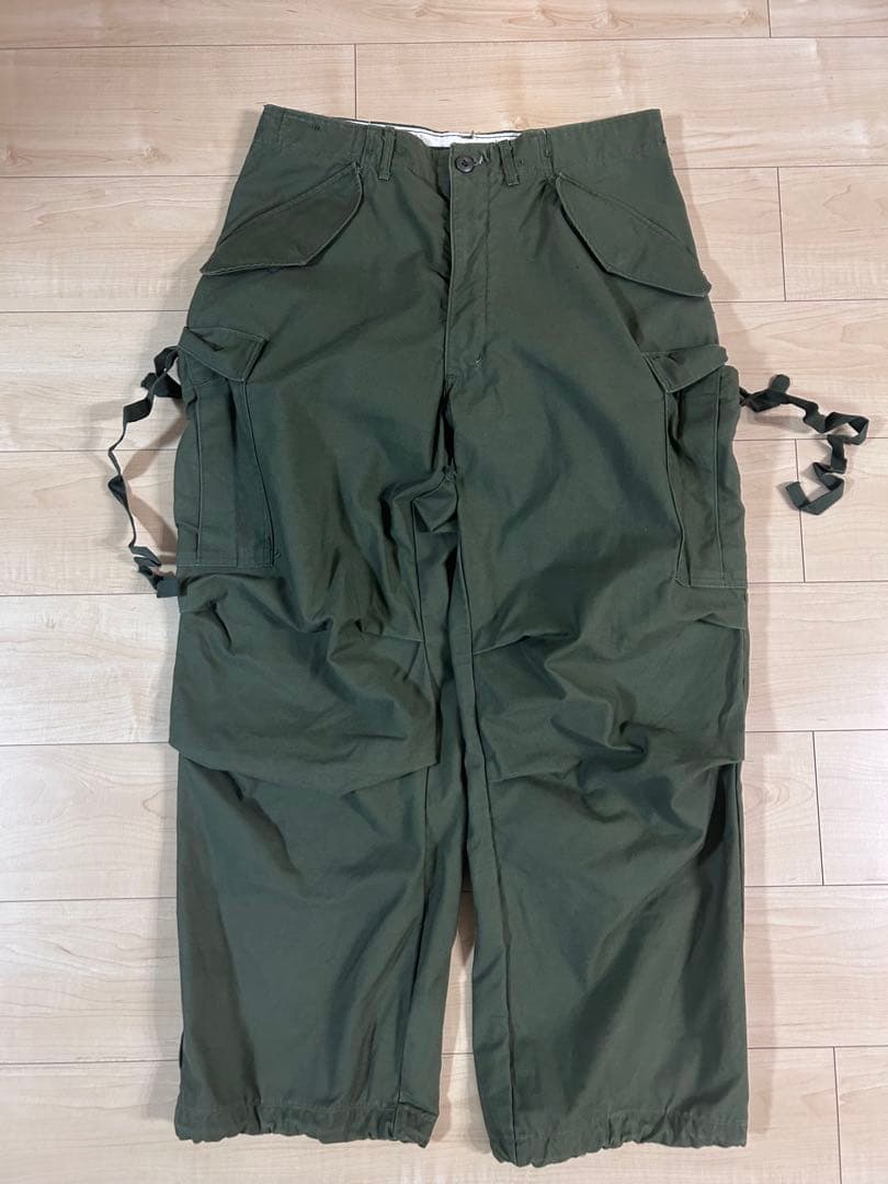実物 USED 米軍 M-65 フィールドカーゴパンツ M-R 74年製