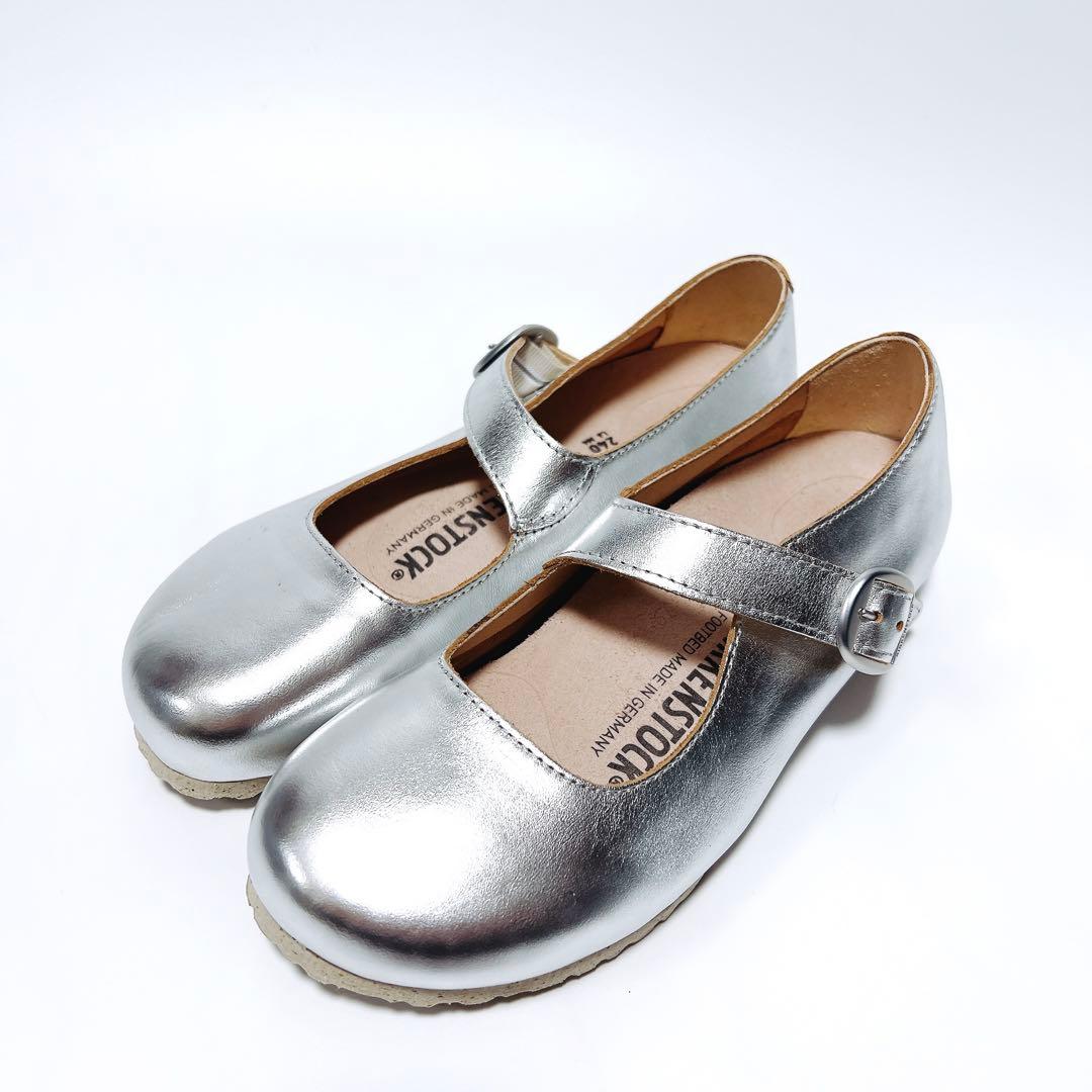 《2025年モデル 極美品》ビルケンシュトック トレーシー シルバー 24cm