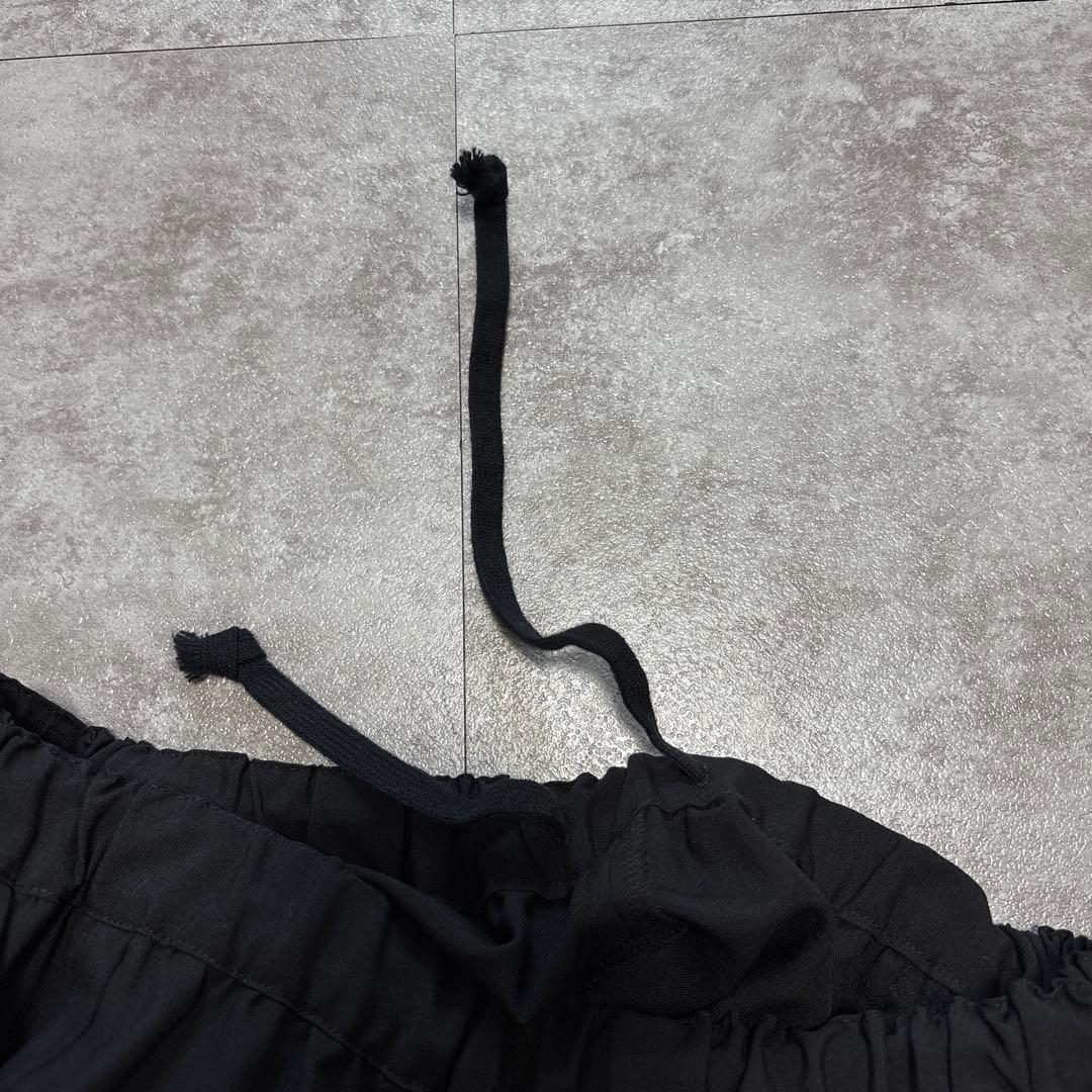 comme des garcons ウールバルーンパンツ　ブラック　サルエル