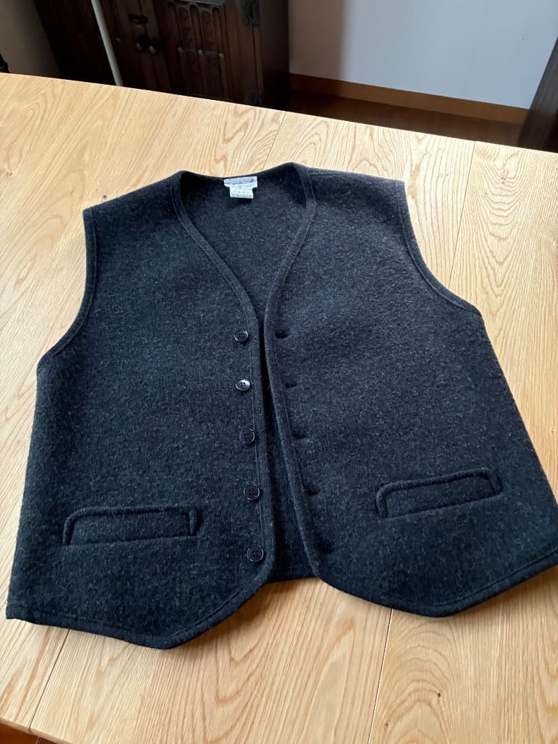 agnès b.　アニエスベーオム　ウールベスト　フランス製