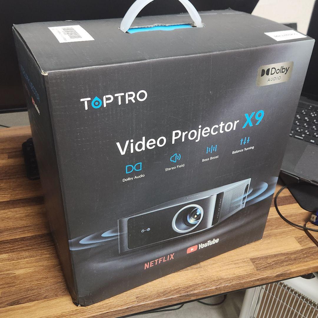 TOPTRO X9 本体 プロジェクター Netflix DoIby +おまけ付