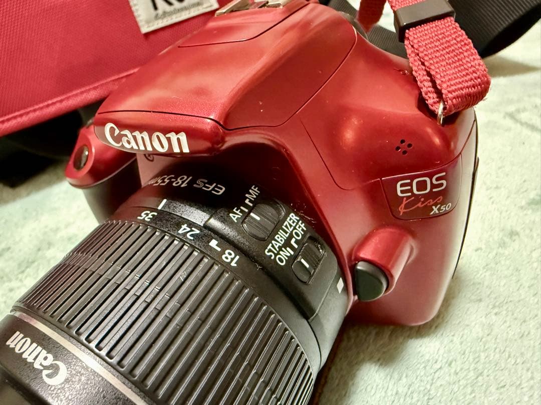 Canon x50kiss レッド