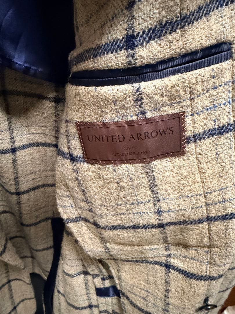 United Arrows ダブルジャケット ベージュ 46