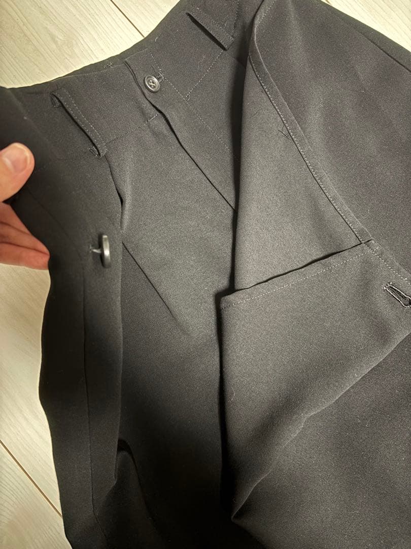 希少 workshop yohji yamamoto ラップパンツ ブラック