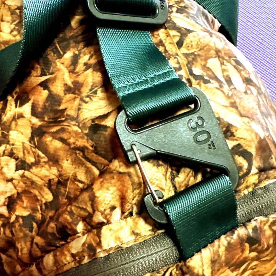 希少高＆超レア特典あり　GYAKUSOU枯葉柄 ボストンバッグ :ドラムバッグ