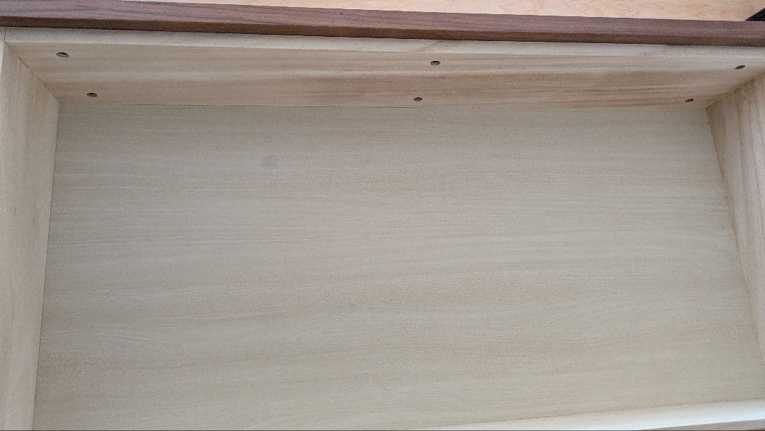 【美品】無印良品　木製チェスト4段　ウォールナット