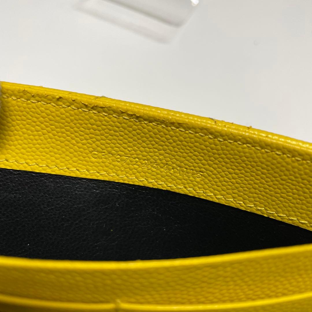 み*き様 SAINT LAURENT カサンドラ　YSL イエロー キルティング