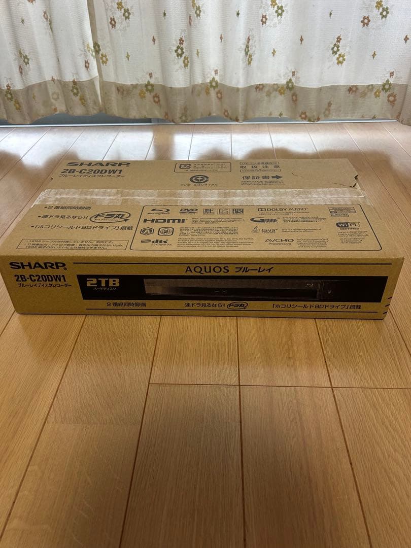 SHARP 2B-C20DW1 ブルーレイレコーダー 2TB