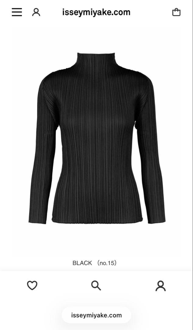 PLEATS PLEASE ISSEY MIYAKE ハイネック長袖 サイズ3