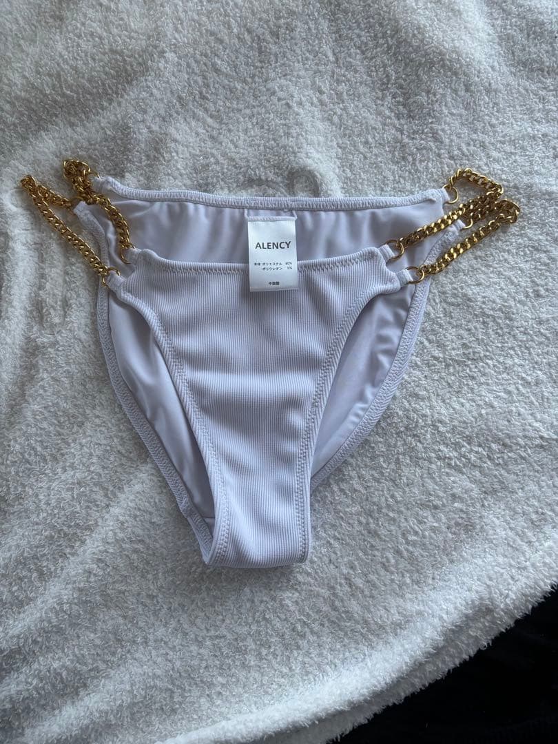 ALENCY チェーンビキニ ホワイト