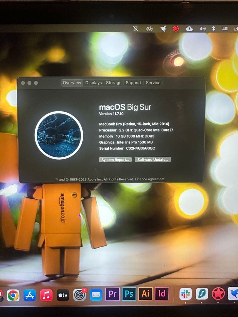 MacBook Pro Mid2014 15インチ apple mouse