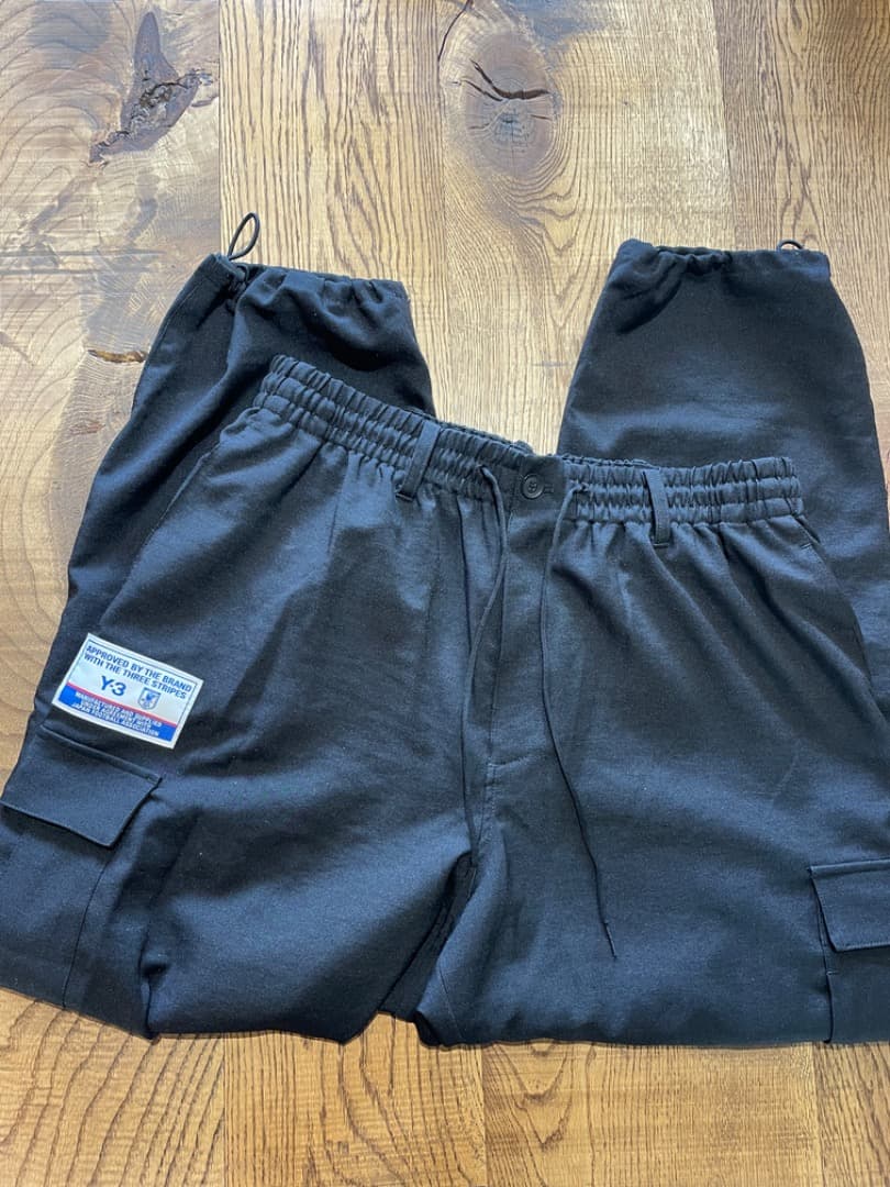 !!!リスグラシュー!!!　Y-3 ブラックカーゴパンツ