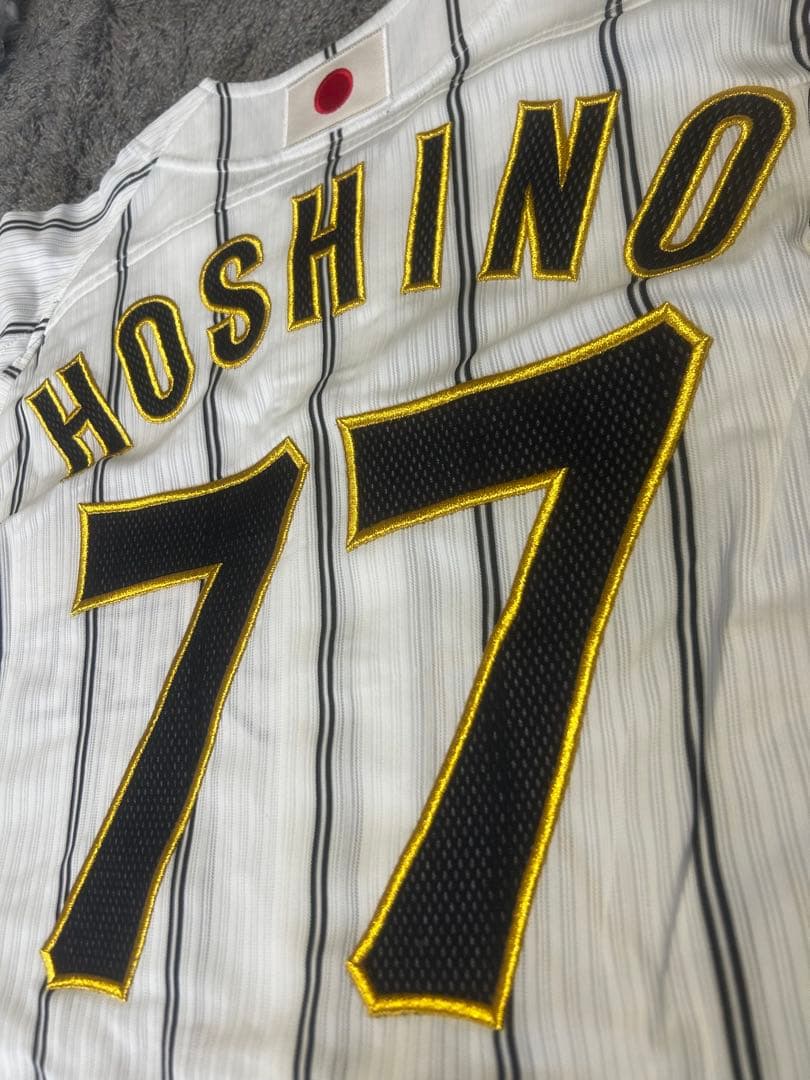 ト*化様 星野仙一 侍ジャパン ユニフォーム 77番 L 新品